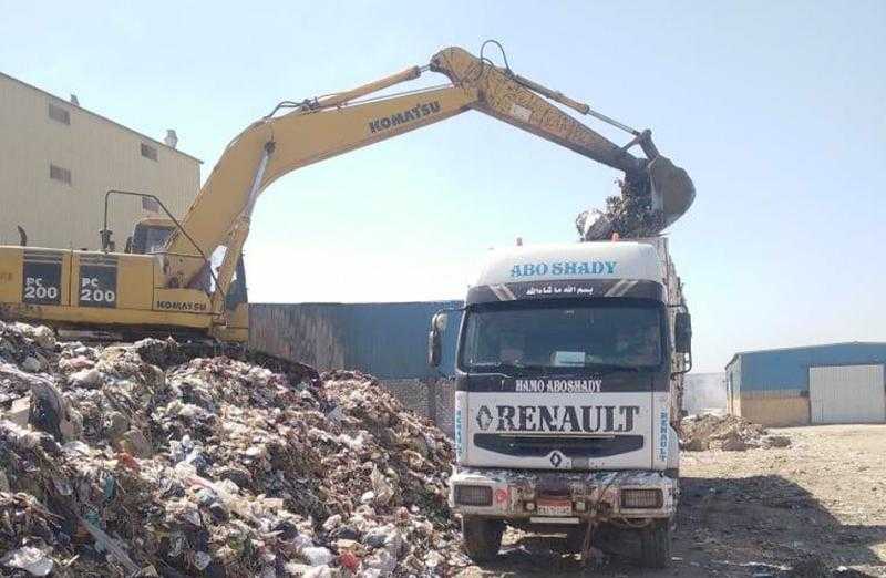 رفع 3555 طن قمامة في محافظة الغربية