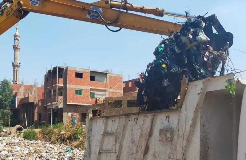 إزالة 1518 طن قمامة من مراكز وأحياء الغربية