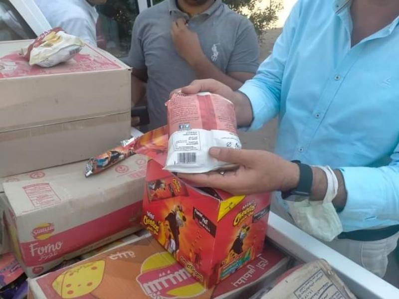 ضبط 295 كيلو سلع غذائية مدعمة لدى بدال تمويني بكفرالشيخ