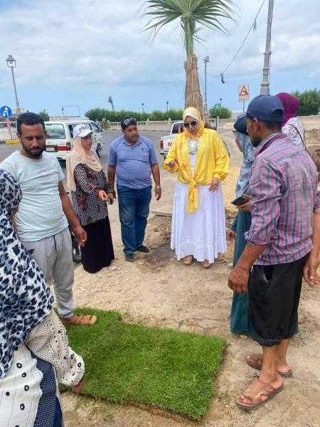 رفع كفاءة محوري المنتزه والمعمورة في الإسكندرية للارتقاء بالمساحات الخضراء