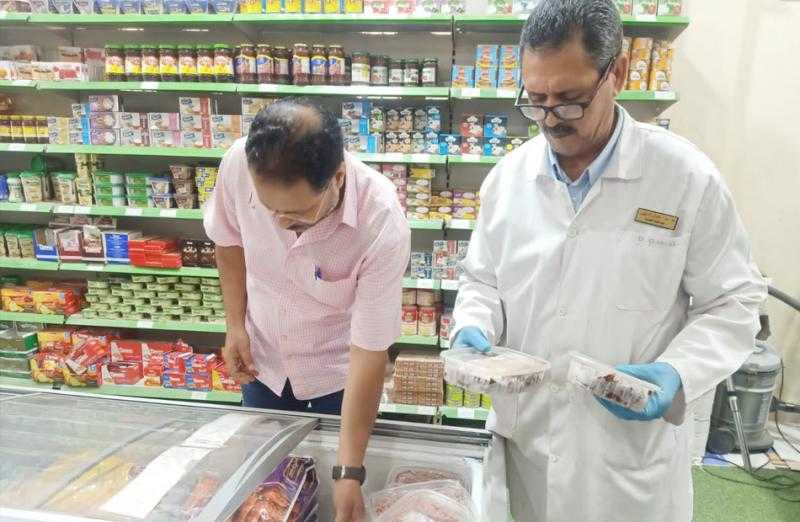 التحفظ على 351 كيلو لحوم ودواجن ورنجة من الأسواق بالغربية