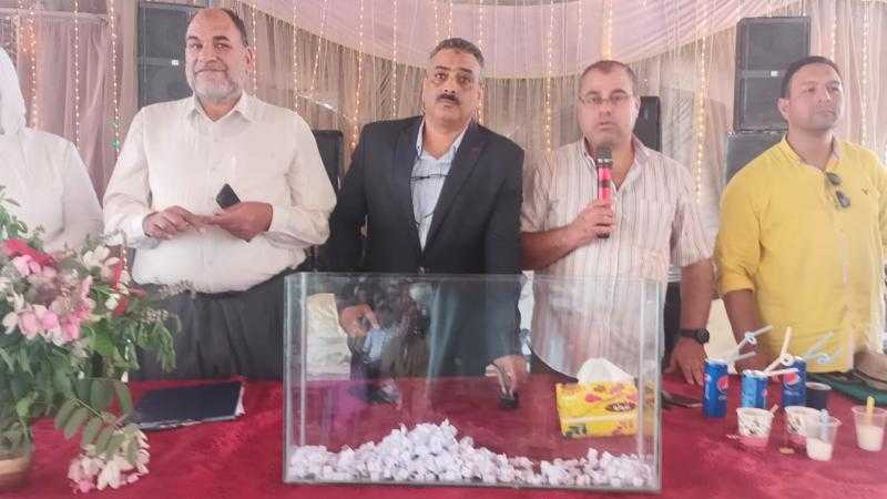 إجراء القرعة العلنية بمركز فوه بكفرالشيخ لتحديد الفائزين العشرة بأراضي الوادي الجديد | صور