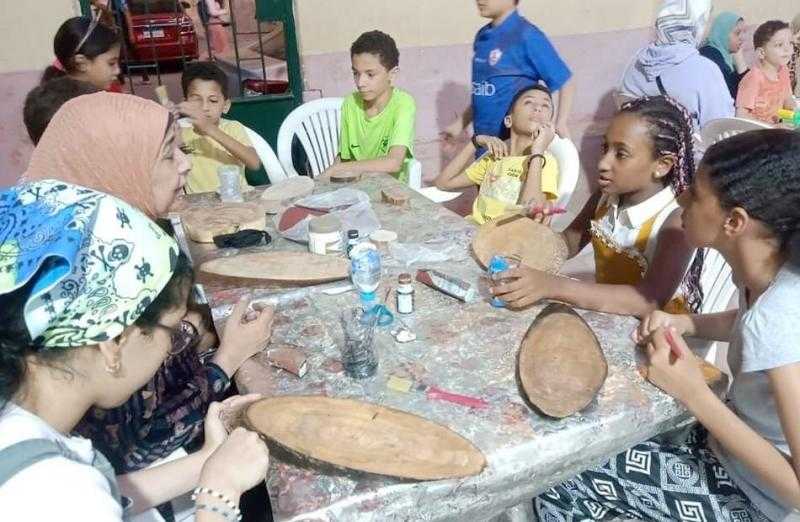 ورشة عمل للحرف اليدوية لطلائع مركز شباب السيوف بالإسكندرية