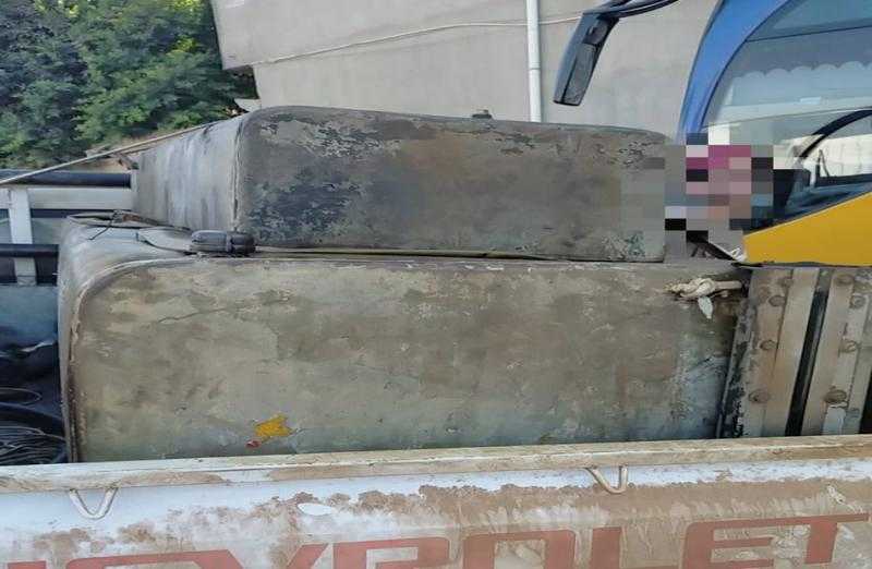 ضبط تاجر جمع 1000 لتر سولار في مركز دمنهور
