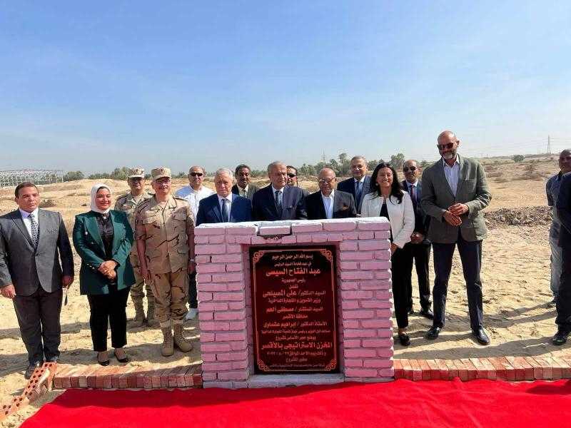 وزير التموين يضع حجر أساس لثاني مخزن إستراتيجي بمحافظة الأقصر على مساحة 10 أفدنة