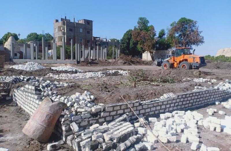 إزالة تعديات وحالات بناء مخالف في الغربية