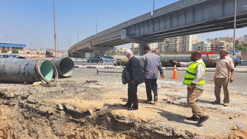 مياه القاهرة: الانتهاء من أعمال إحلال وتجديد خط 1200 فى 72 ساعة بتكلفة 40 مليون جنيه