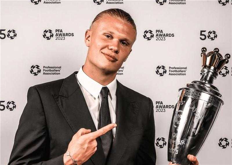 هالاند يتفوق على دي بروين وميسي ويفوز بجائزة الأفضل في أوروبا