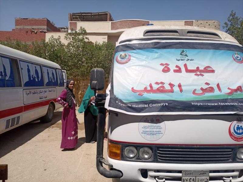 الكشف على 905 حالات ضمن مبادرة ”أنت الحياة” بقرية نوى بشبين القناطر