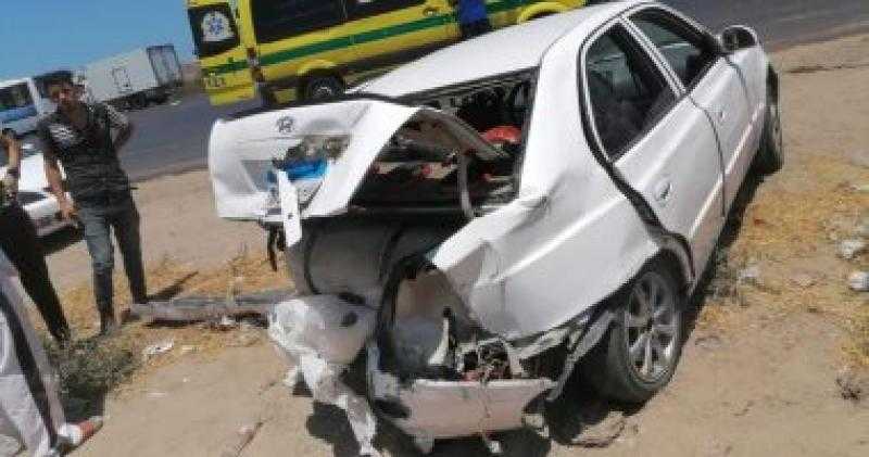 مصرع شخص وإصابة اثنين آخرين في حادث تصادم بالعاشر من رمضان