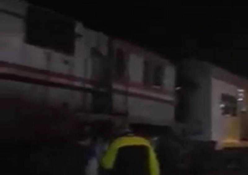 عودة حركة القطارات بأسوان عقب تصادم قطار بونش