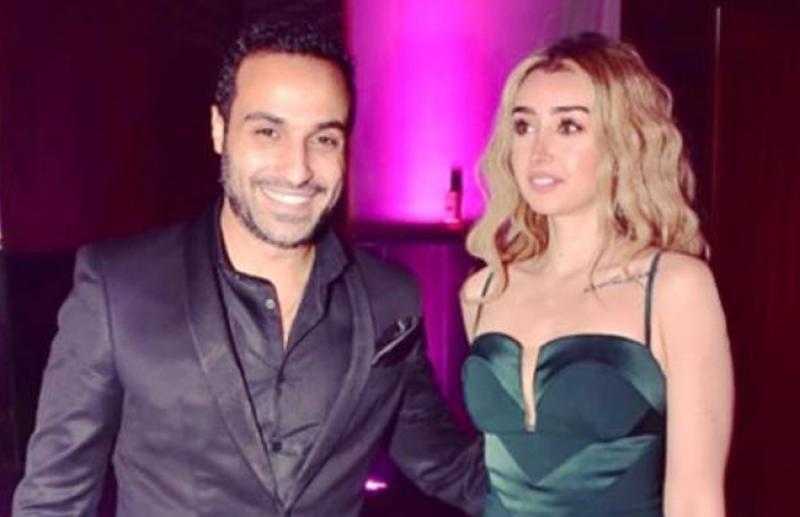 هنا الزاهد تهنئ زوجها أحمد فهمي على مسلسل ”سفاح الجيزة”