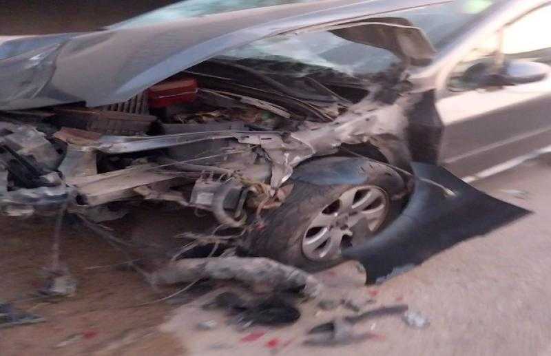 مصرع 4 أشخاص وإصابة 8 آخرين في حادث مروري بالصف