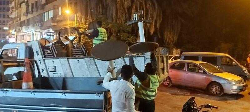 رفع 248 حالة إشغال من المقاهي والكافيهات خلال حملات بحي العجوزة