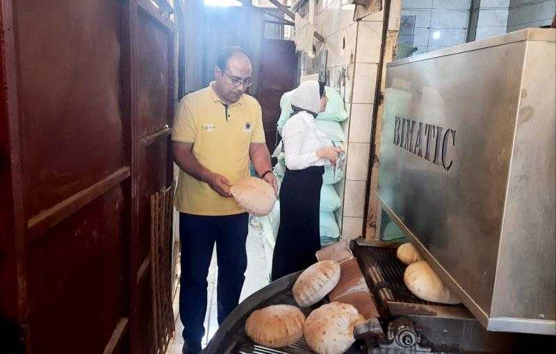 ضبط مخالفات مخابز في حملة تموينية بمركزي طلخا والمنصورة بالدقهلية