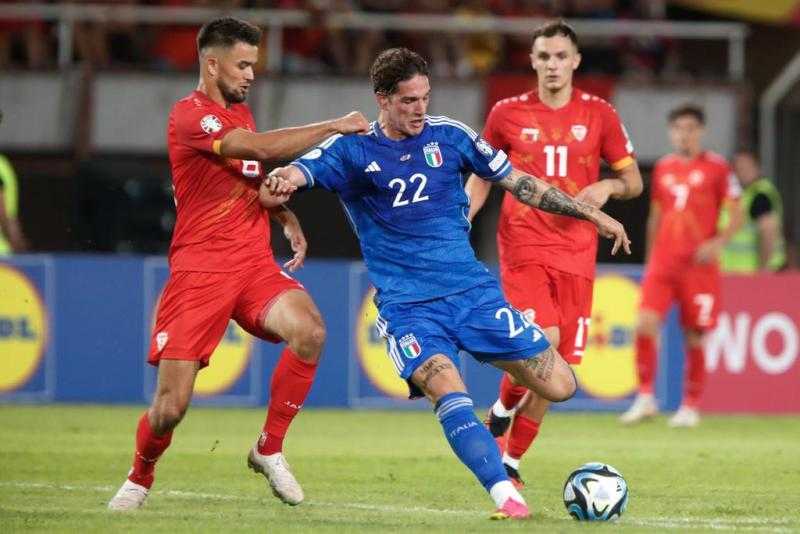 منتخب إيطاليا يتعادل مع مقدونيا الشمالية في تصفيات أمم أوروبا