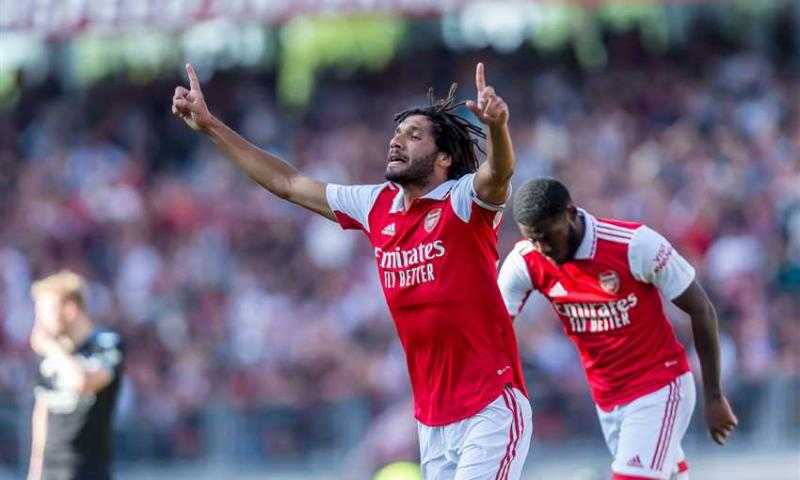 محمد النني يزين قائمة أرسنال لدوري أبطال أوروبا