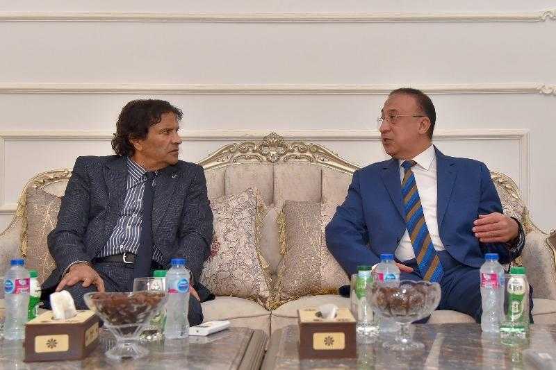 محافظ الأسكندرية يقدم التعازي للسفير الليبي في ضحايا إعصار دانيال