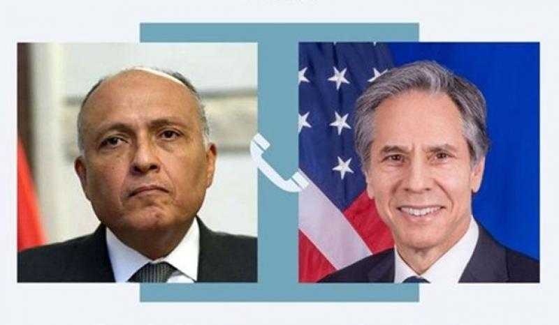 وزيرا خارجية مصر وأمريكا يؤكدان متانة العلاقات الثنائية وإستراتيجيتها وأهميتها لكل طرف