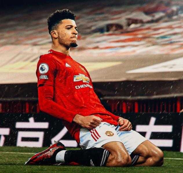 مانشستر يونايتد يعاقب جادون سانشو بالتدريب منفردا