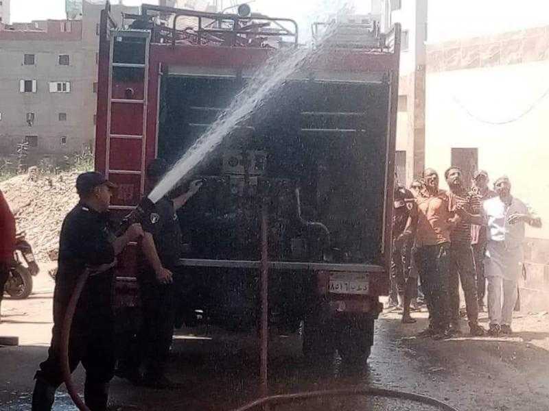 السيطرة على حريق اندلع في محول كهربائي بالدقهلية