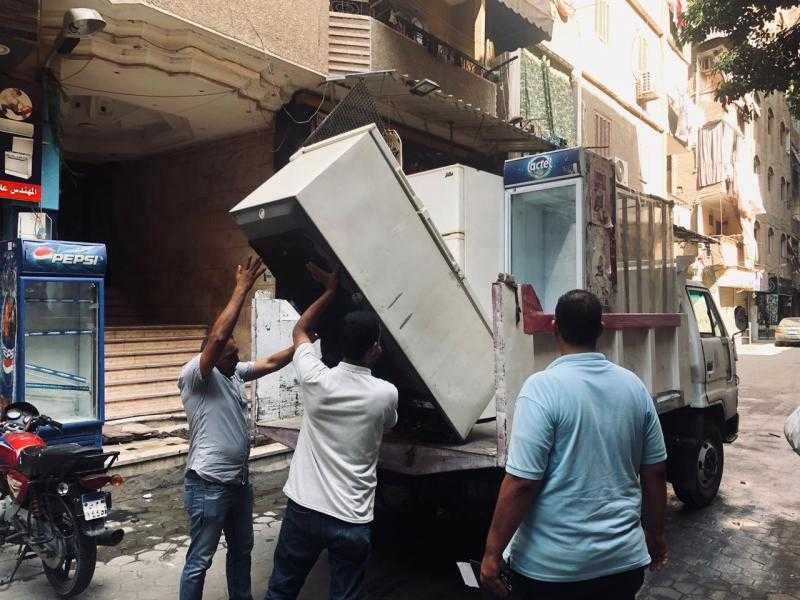 إزالة 72 إشغالات طريق في مركز وادى النطرون بمحافظة البحيرة