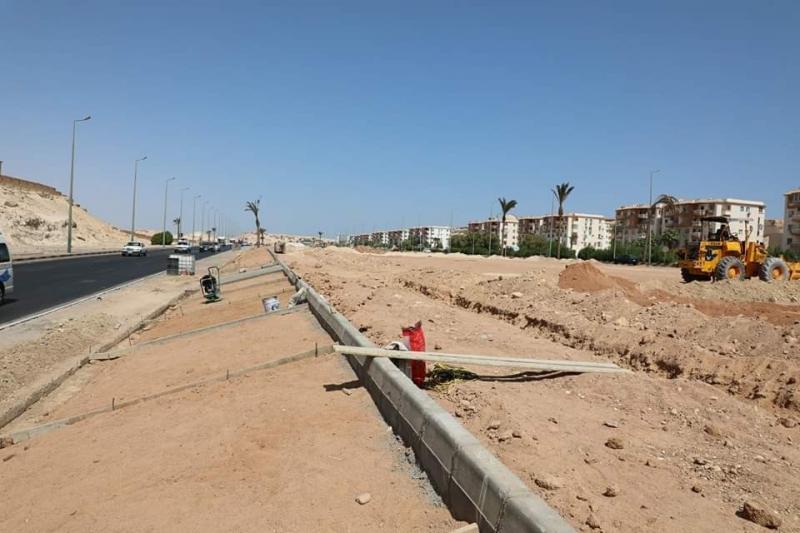 جولة تفقدية لمحافظ البحر الأحمر بالغردقة لمتابعة أعمال النظافة والتطوير بنطاق المدينة