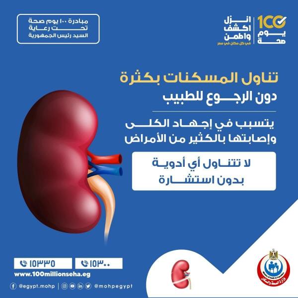 الصحة تحذر من تناول المسكنات بكثرة دون الرجوع للطبيب