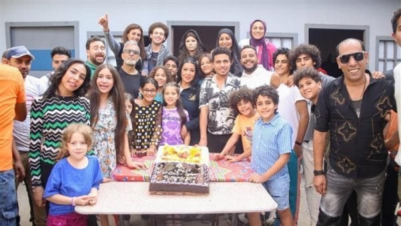 سمية الخشاب ونضال الشافعي يحتفلان بانتهاء تصوير مسلسل «أرواح خفية»