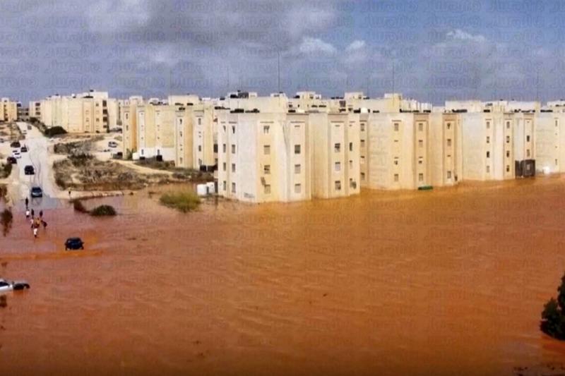 ارتفاع حصيلة الوفيات بسبب إعصار دانيال الذي ضرب ليبيا إلى 3893