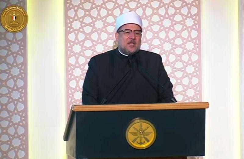 وزير الأوقاف: البشرية لم ولن تعرف إنسانًا أنبل وأعظم وأشرف وأكرم على الله ولا أرحم على الخلق من النبي محمد