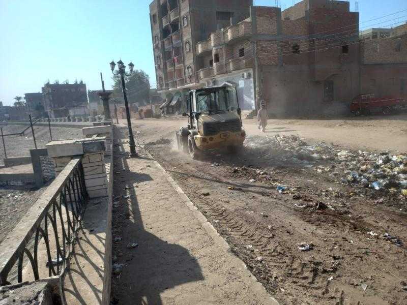 رفع 3110 أطنان قمامة من مدن وأحياء محافظة الغربية