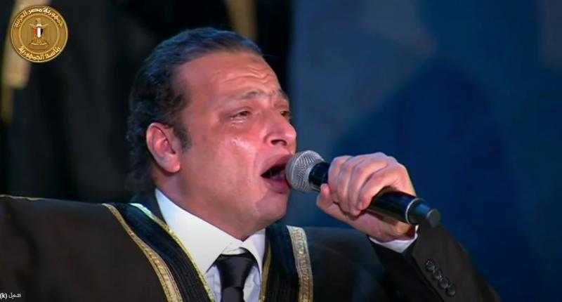 وائل الفشني عن بكائه في احتفالية المولد النبوي: جسمي كله ارتعش وحسيت بحالة خشوع