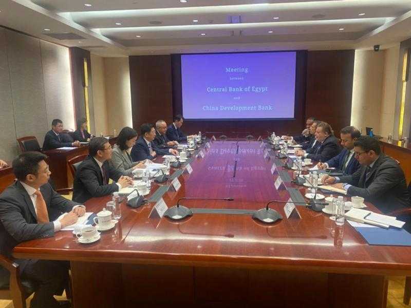 محافظ البنك المركزى يلتقى رئيس بنك التنمية الصينى لتعزيز التكامل المالى بين البلدين