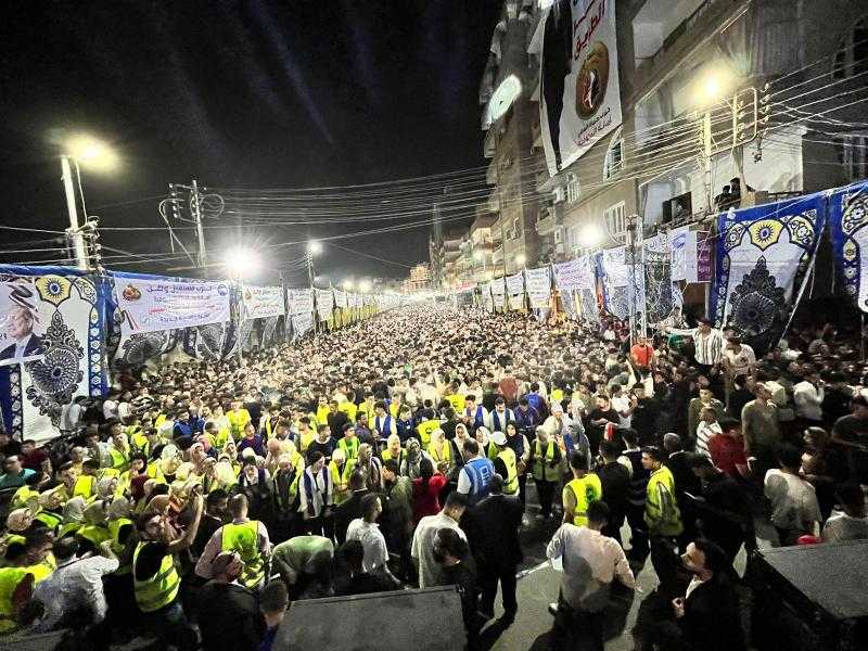 بالصور..فرحة بين أهالي المنوفية بعد إعلان الرئيس السيسي ترشحه في الانتخابات