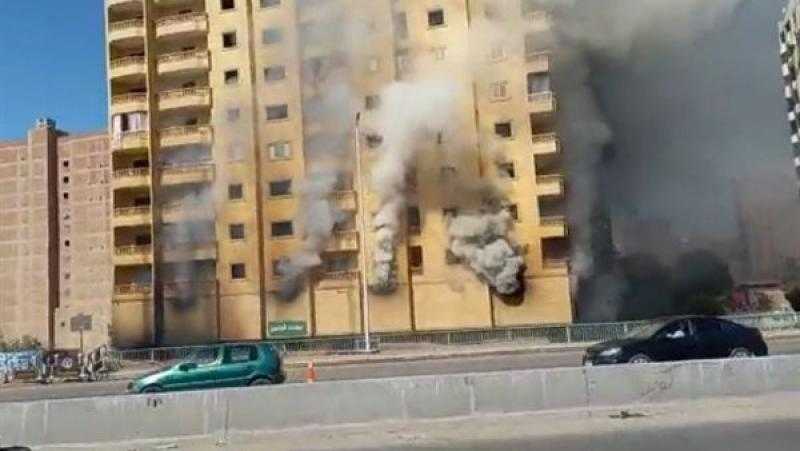 انتداب المعمل الجنائي لفحص آثار حريق نشب داخل شقة سكنية بالهرم فى الجيزة