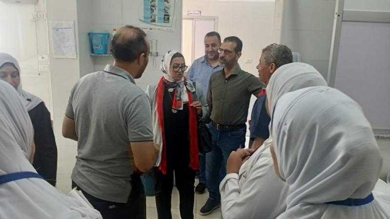 وكيل صحة كفر الشيخ تتفقد المنشآت الطبية بفوه وتوجه بمعالجة السلبيات