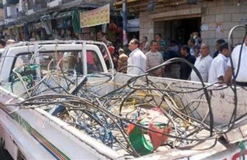 شرطة الكهرباء تتصدى لـ 13430 قضية سرقة متنوعة ومخالفات شروط التعاقد