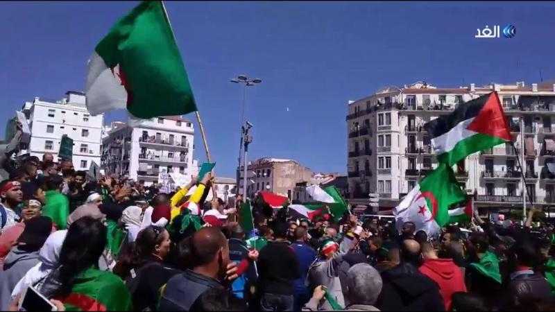 مسيرات في الجزائر تضامنا مع الشعب الفلسطيني