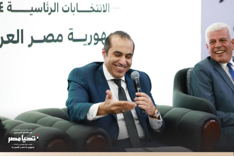 حملة المرشح الرئاسي عبد الفتاح السيسي تستقبل وفدا من نقابة المهن الزراعية