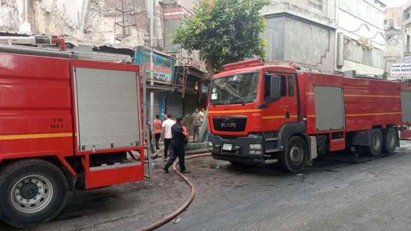 السيطرة على حريق محل بميدان المساجد في منطقة بحري بالإسكندرية