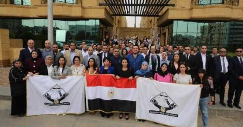 تنسيقية الأحزاب تنظم وقفة احتجاجية لتفويض الرئيس ودعم موقف مصر الرافض لتهجير الفلسطينيين