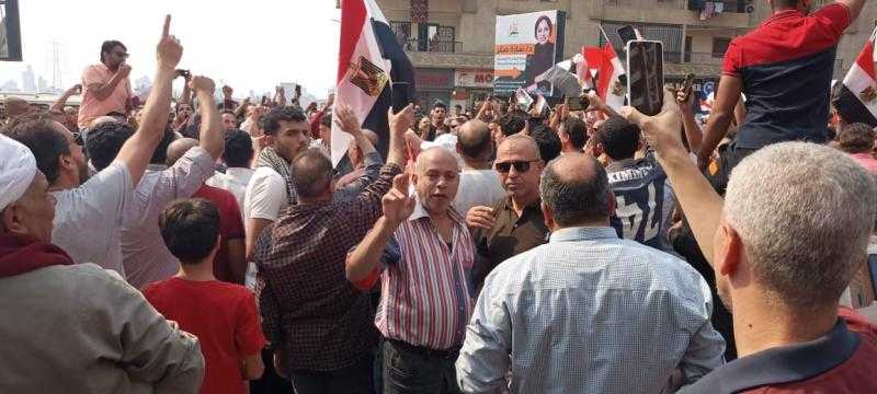 «جمعة تحيا مصر».. وقفة تضامنية في الغربية لدعم الفلسطينيين ورفض التهجير | صور