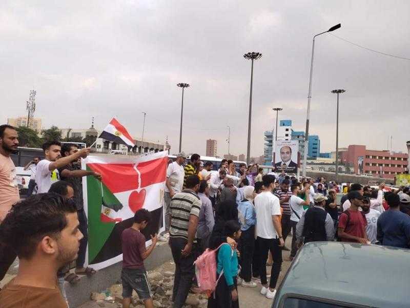 «جمعة تحيا مصر».. احتشاد الآلاف في ميدان المؤسسة تنديدًا بالعدوان على غزة والشعب الفلسطيني الشقيق| صور