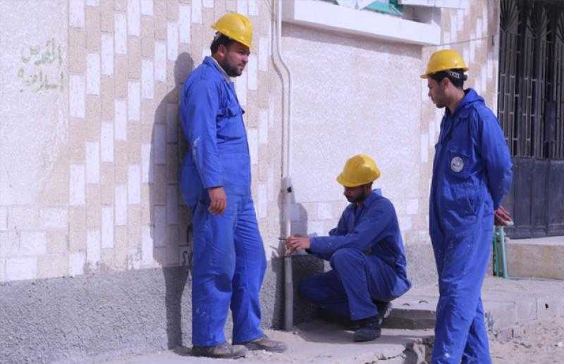 إطلاق خدمة الغاز الطبيعي لأول مرة بقريتي بحر البقر 4 وشهداء بحر البقر 2