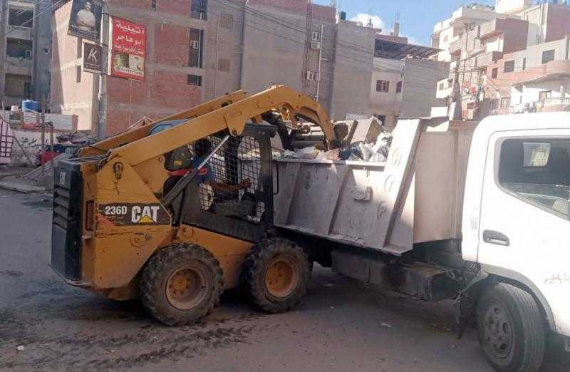 محافظ كفر الشيخ: رفع 280 طن قمامة بمراكز دسوق وبلطيم وقلين