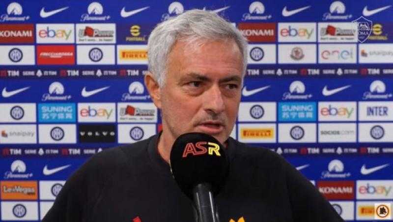 مورينيو: أشعر بخيبة أمل كبيرة بعد الهزيمة أمام إنتر ميلان