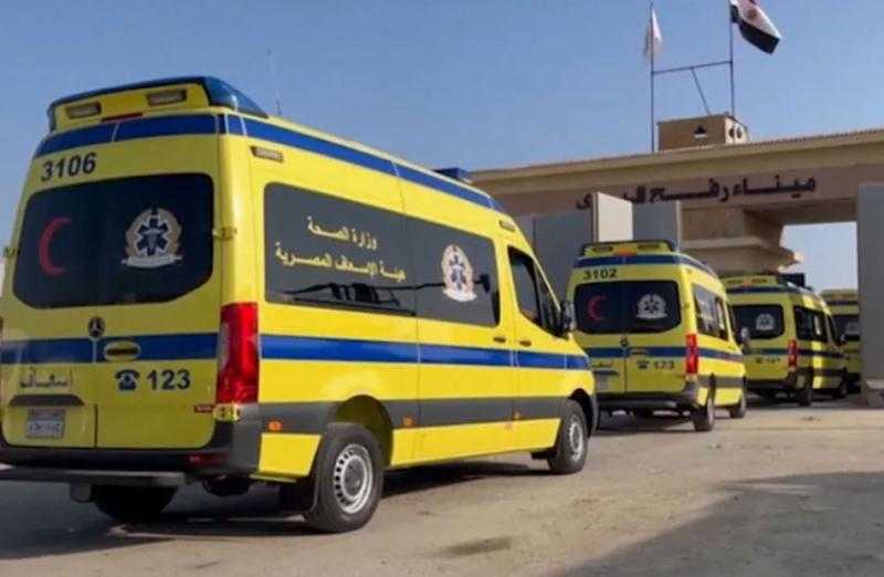 دفعة جديدة من الجرحى الفلسطينيين يصلون اليوم مصر عبر معبر رفح لتلقي العلاج