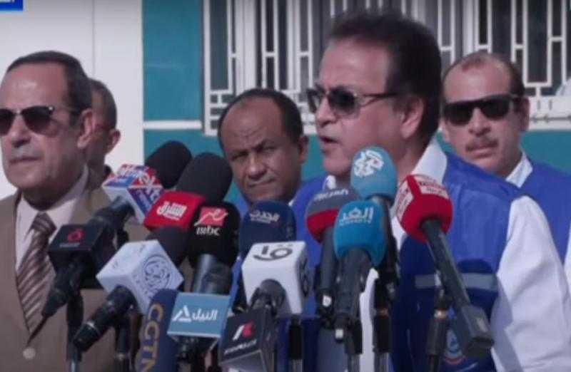 وزير الصحة: الرئيس السيسي يتابع بشكل مستمر استقبال الحالات المصابة من الأشقاء الفلسطينيين