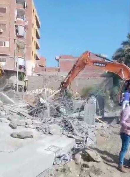 إزالة 6 تعديات على الأراضي الزراعية في ميت غمر بالدقهلية